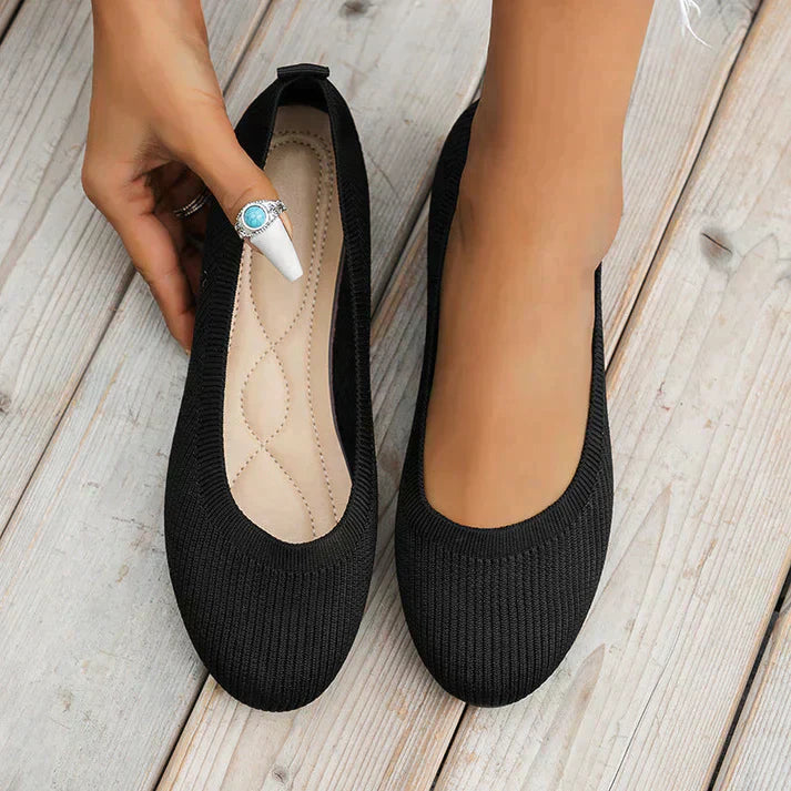 Damen Klassisch Round Orthopädische Ballerinas