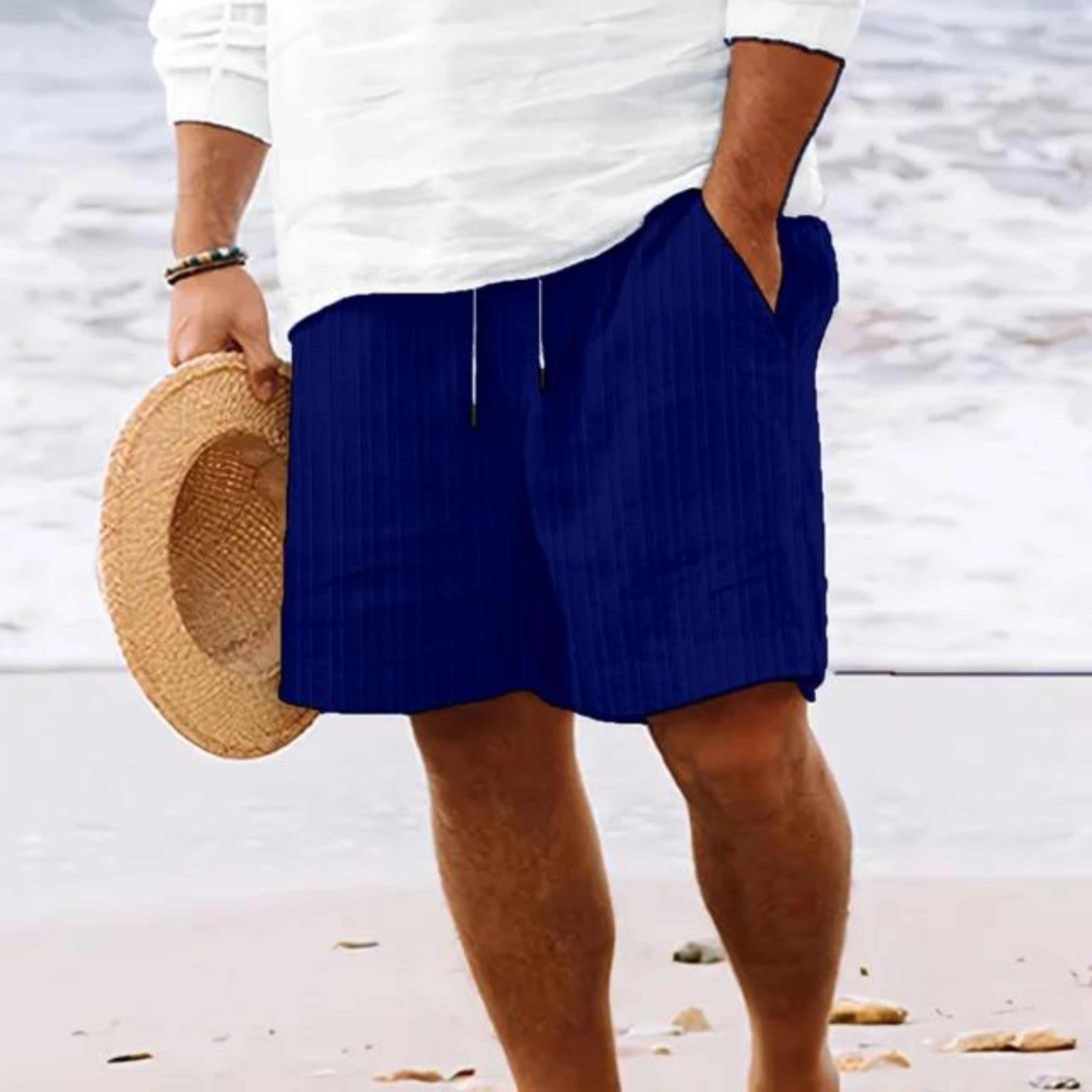 Herren Elastischer Bund Sommer Shorts