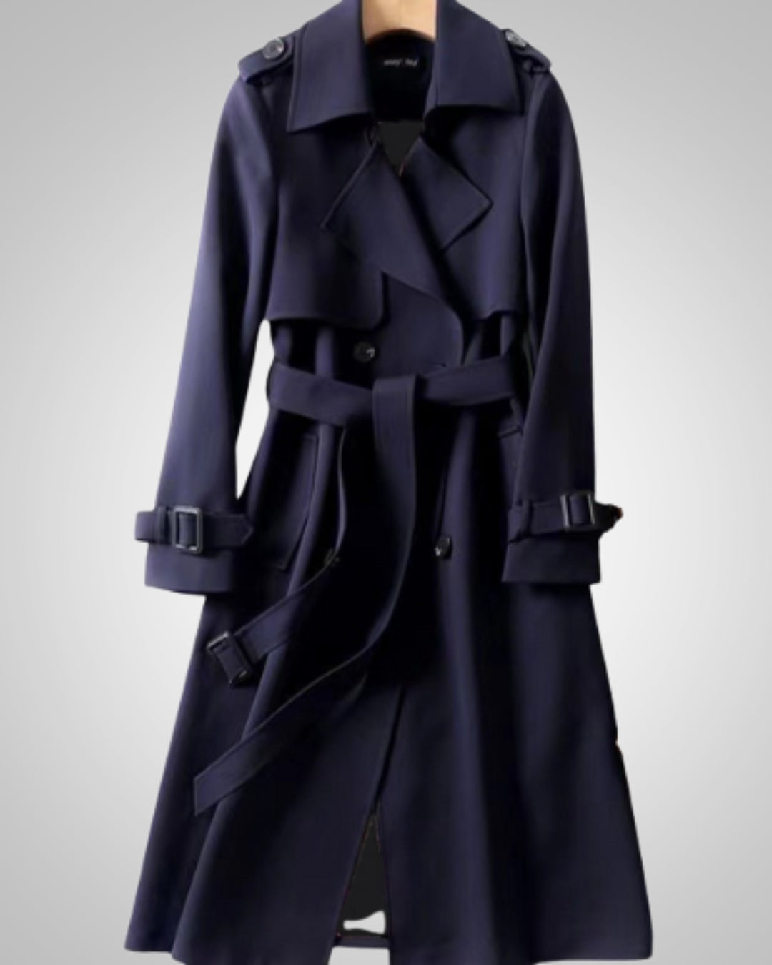 Elisabeth | Damen Klassisches Karomuster Trenchcoat
