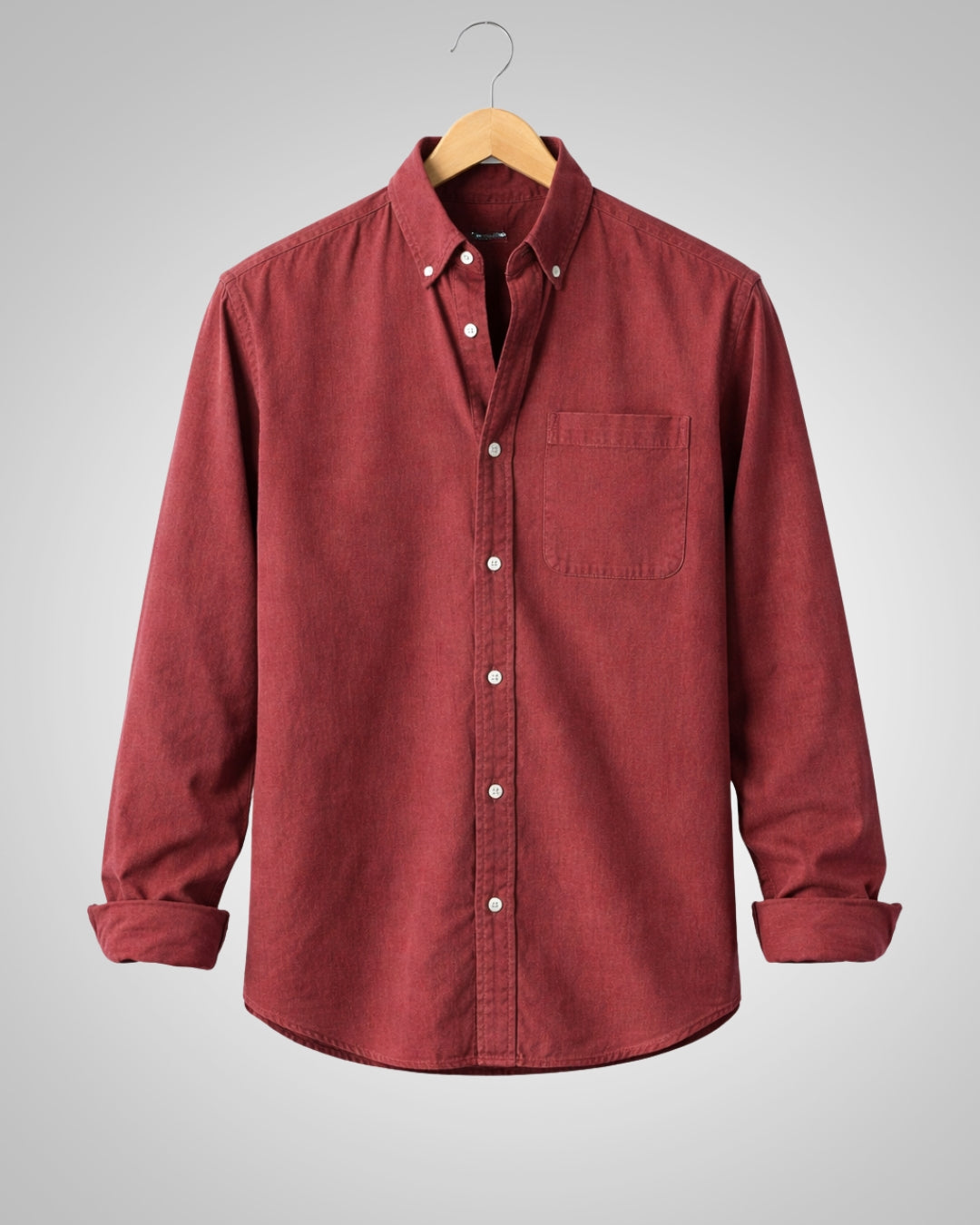 Andreas | Herren Washed Chambray Hemd