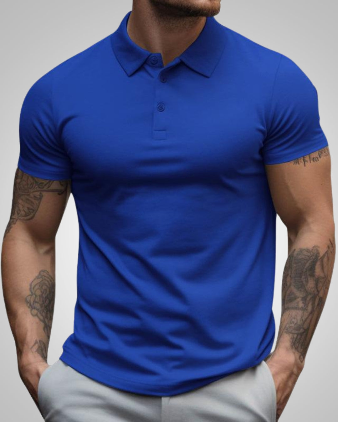 Julian | Herren Slim Fit Kurzarm Poloshirt