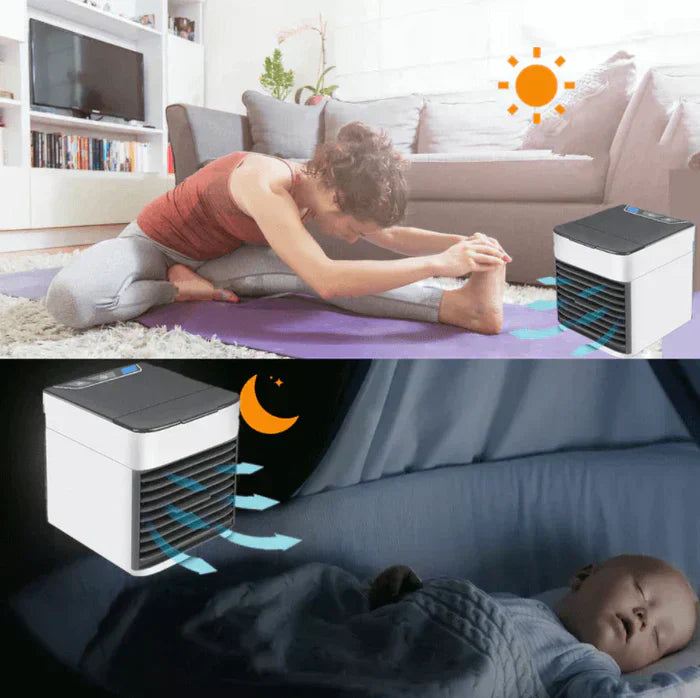 Mini Mobile Klimaanlage | Kompakt Tragbar für Raum und Büro