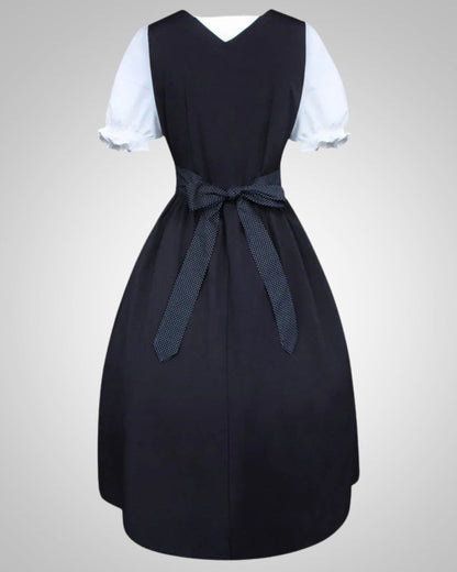 Nadine | Damen Traditionelles Dirndl mit Schürze