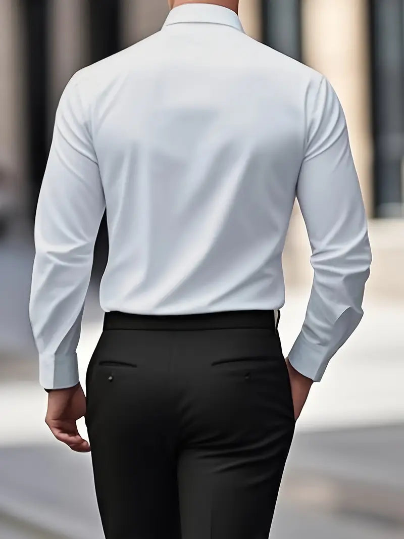 Bernd | Herren Slim Fit Langarm Businesshemd