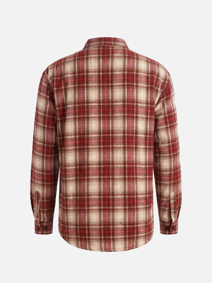 Simon | Herren Kariertes Heritage Flanell Hemd