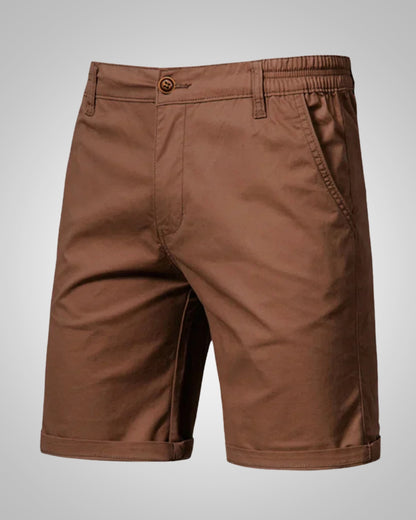 Herren Sommer Knopf Slim Fit Chino Shorts
