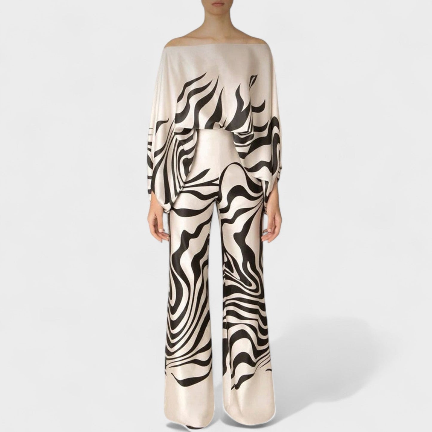 Damen Festlicher Sommer Midi Zweiteiler