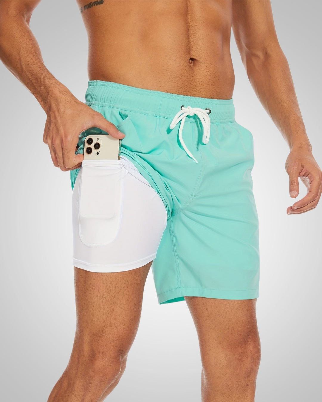 Milan | Herren Sommer Badehose Mit Innenshorts