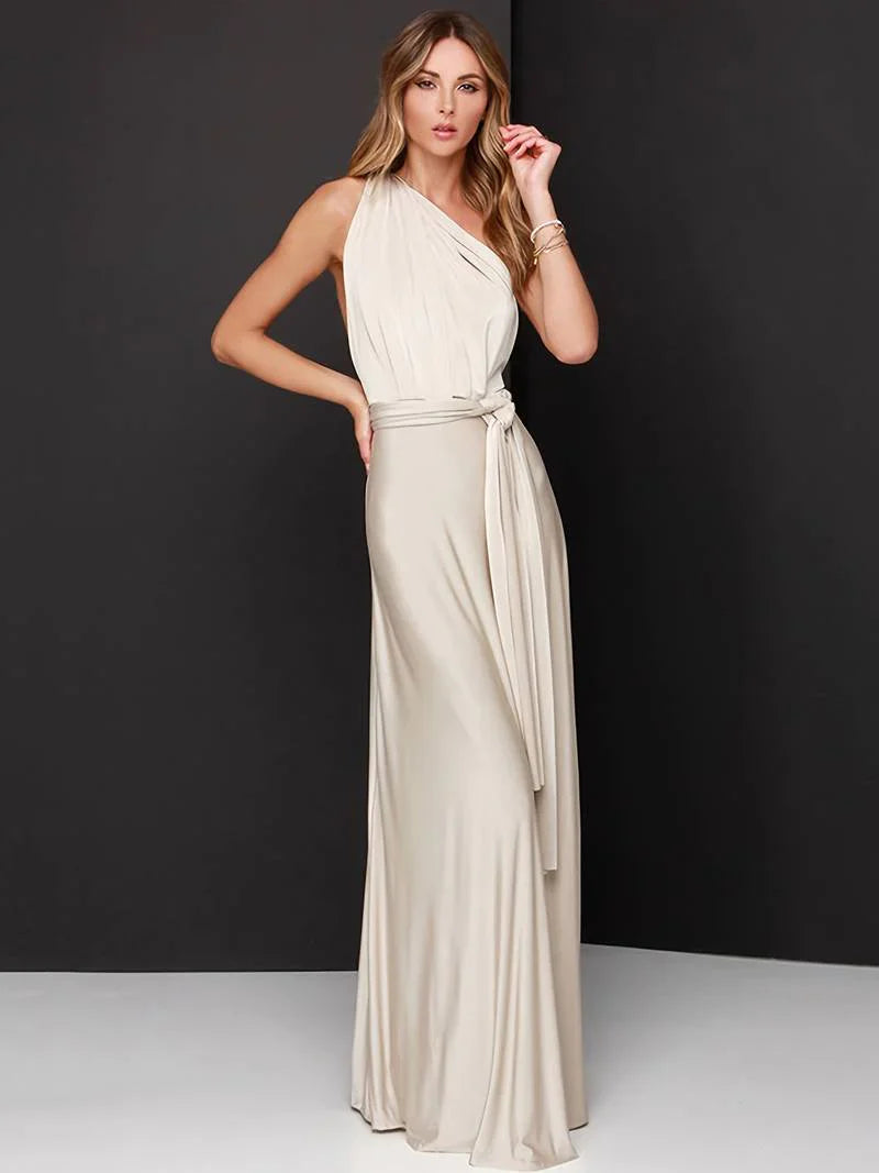 Damen Sommer Hochzeitsgast Maxikleid