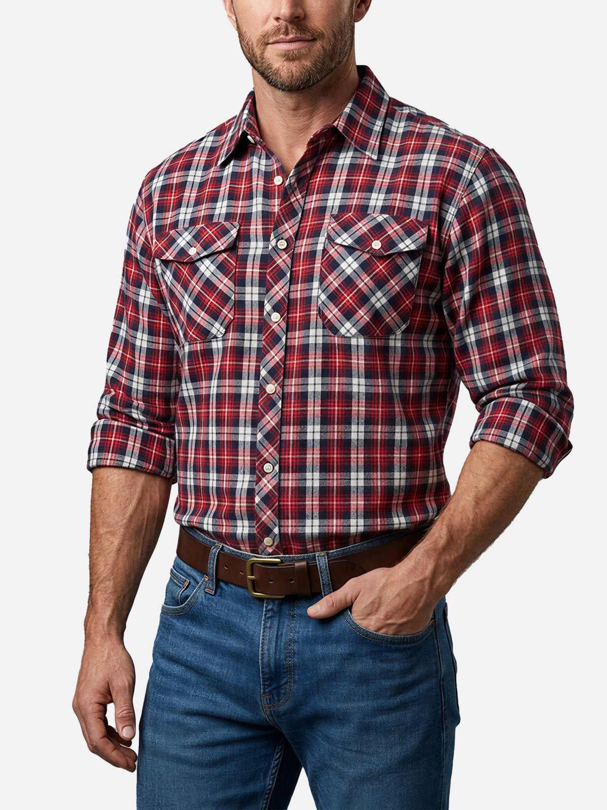Julian | Herren Flanell Karo Hemd