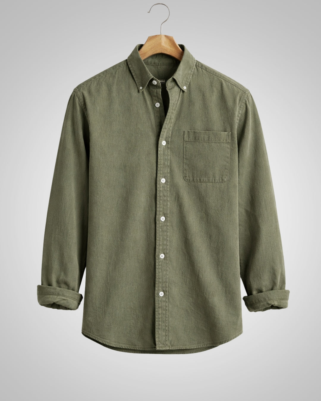 Andreas | Herren Washed Chambray Hemd
