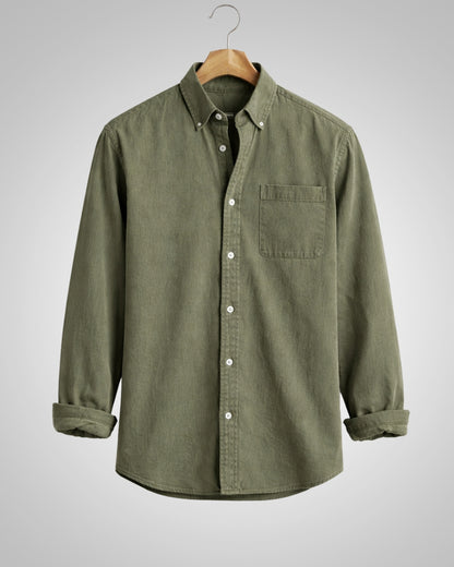 Andreas | Herren Washed Chambray Hemd