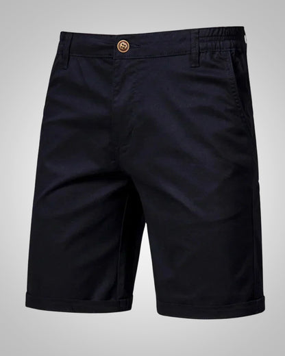 Herren Sommer Knopf Slim Fit Chino Shorts