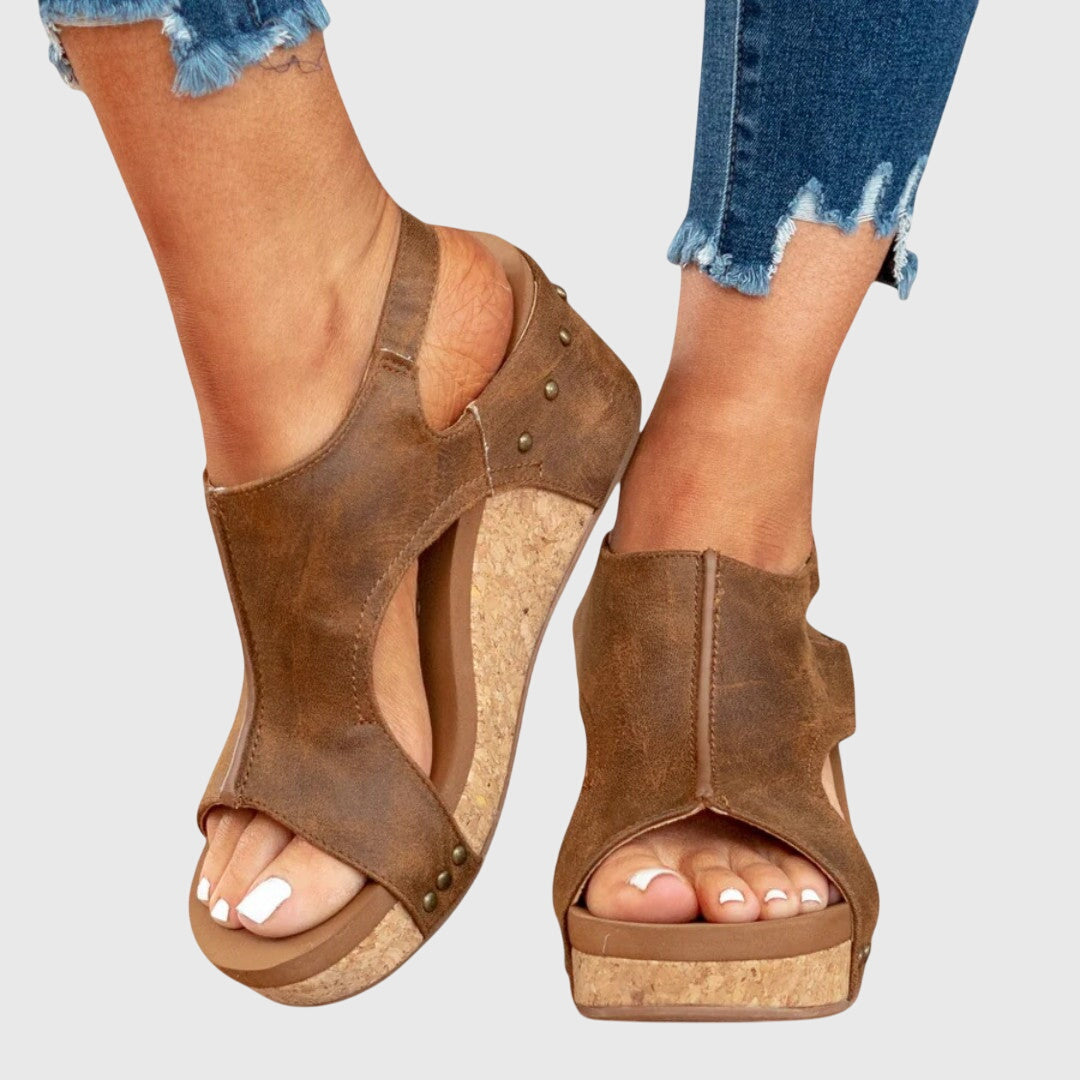 Damen Orthopädische Sommer Plateau Sandalen