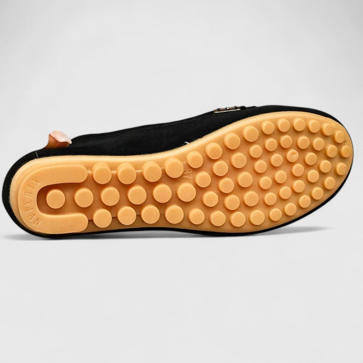 Damen Casual Nahtdetail Orthopädische Loafers