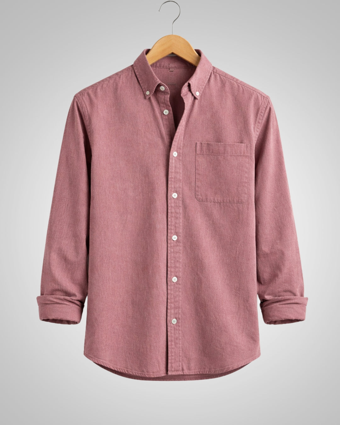 Andreas | Herren Washed Chambray Hemd