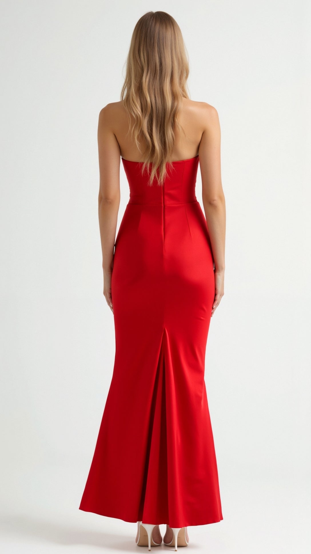 Damen Festliches Korsett Maxi Hochzeitsgastkleid