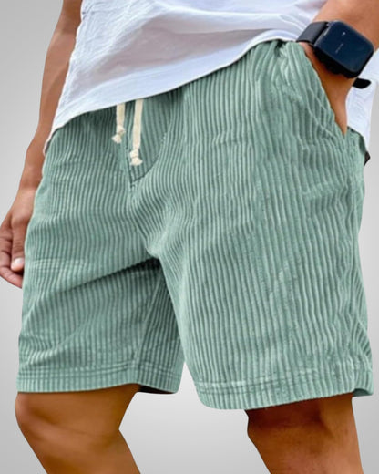 Herren Leichte Cord Sommer Bermuda Shorts