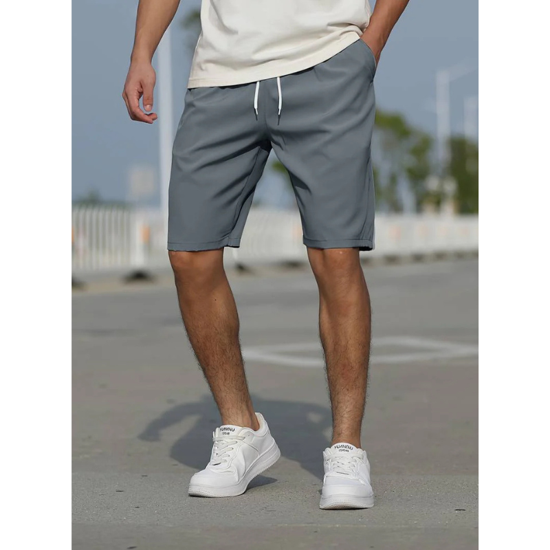 Herren Sommer Slim Fit Kordelzug Shorts
