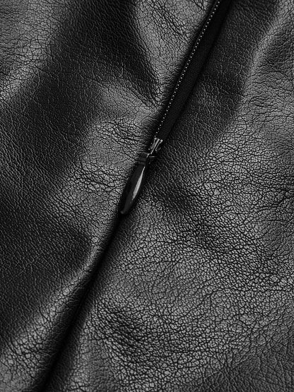 Damen Sommer Asymmetrischer Plissiert Midi Rock