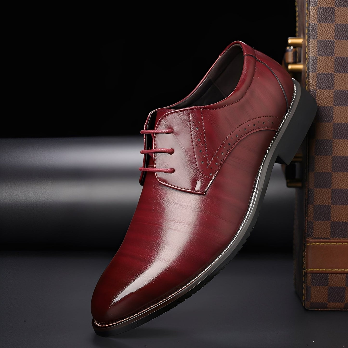 Michael | Herren Lässig Lederhalbschuhe