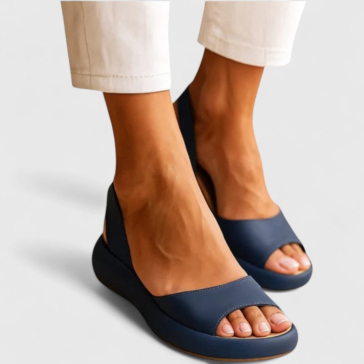 Damen Sommer Orthopädische Plateau Sandalen