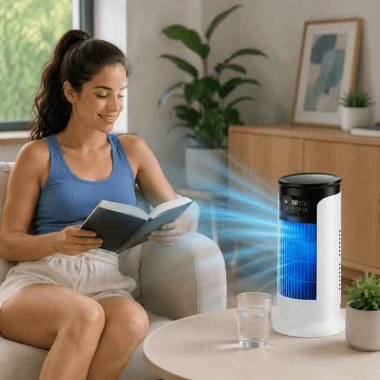 Mobile Turmventilatoren | Leise Oszillierend Platzsparend für Wohnräume