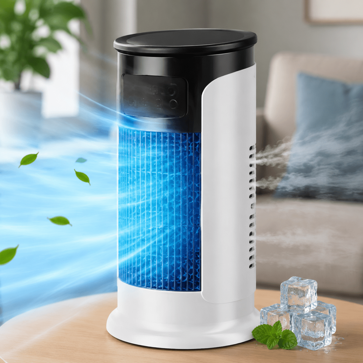 Mobile Turmventilatoren | Leise Oszillierend Platzsparend für Wohnräume