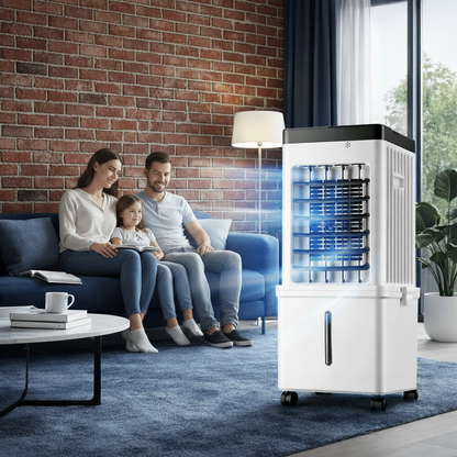 Mobile Luftkühler Ventilator Mit Rollen | Klimagerät Luftbefeuchter Rollbar für Zuhause