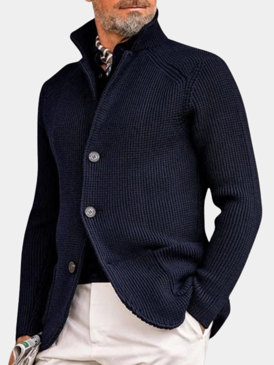 Philipp | Herren Raffinierte Knöpfen Strickjacke