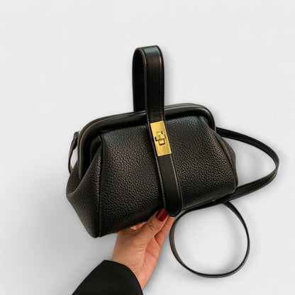 Damen Elegante Mini-Handtasche mit Kettenhenkel und festlichem Look