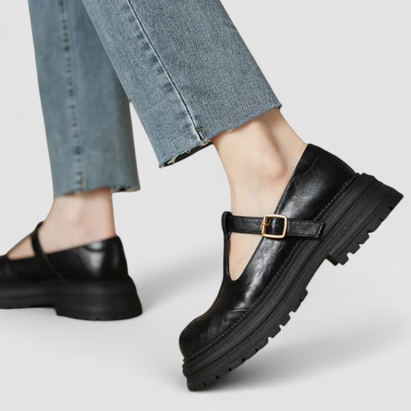 Damen Mary Jane Schuhe im Vintage-Stil