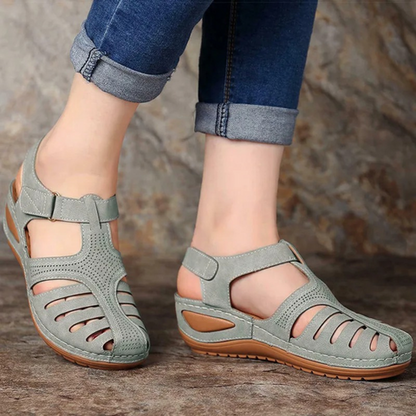 Damen Orthopädische Plateau Sommer Sandalen