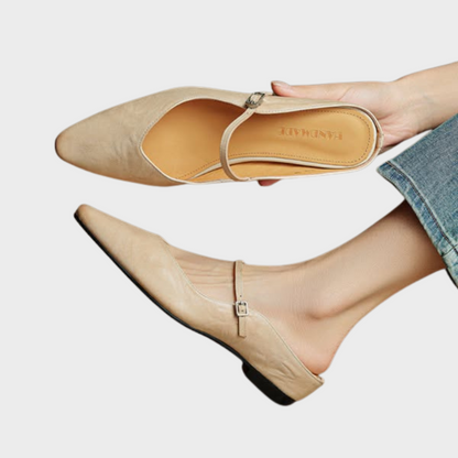 Damen Pantoletten im Slip-On-Stil