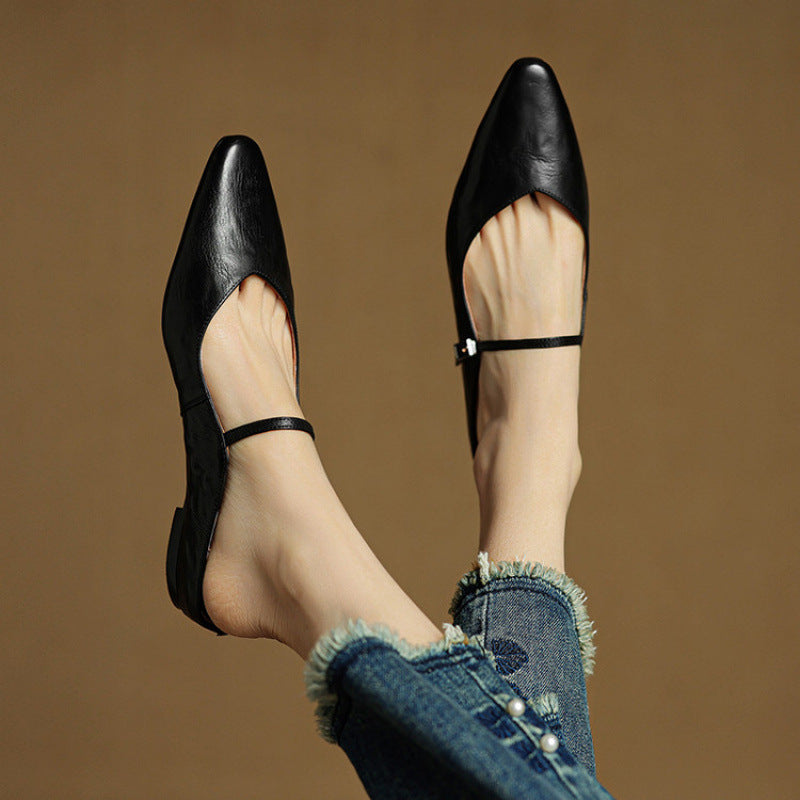 Damen Pantoletten im Slip-On-Stil