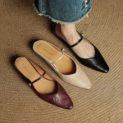 Damen Pantoletten im Slip-On-Stil