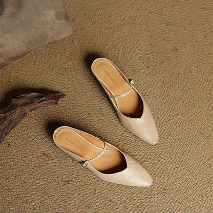 Damen Pantoletten im Slip-On-Stil