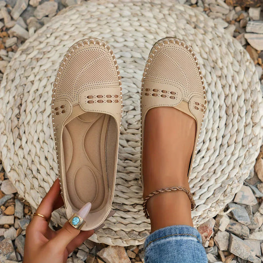 Damen Slip-On Loafer Schuhe im komfortablen Stil