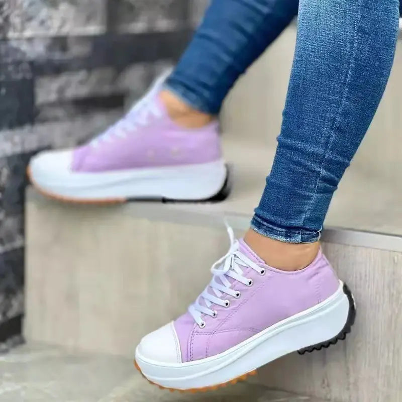 Damen Eleganter Sneaker Plateau | Modischer Look