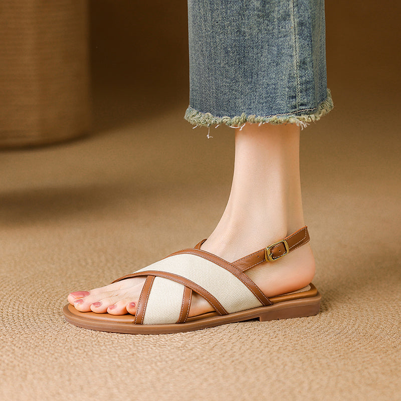 Damen Lässig Schnalle Orthopädische Sandalen