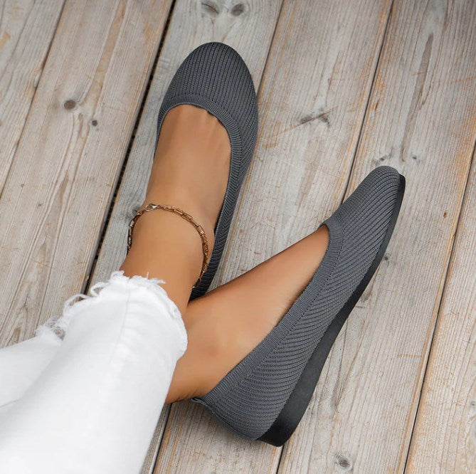 Damen Klassisch Round Orthopädische Ballerinas