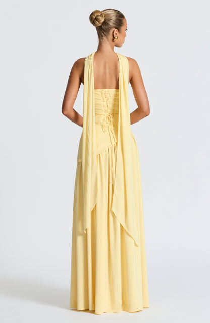 Lina | Damen Bandeau Seitenschlitzen Hochzeitsgastkleid