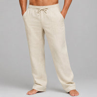 Tim | Herren Leinenmischung Relaxed Fit Hose