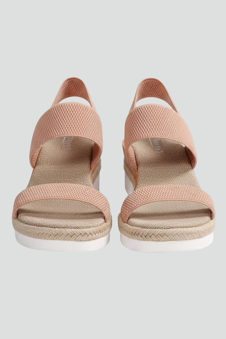 Damen Erhöhte Sohle Stretch Sandalen
