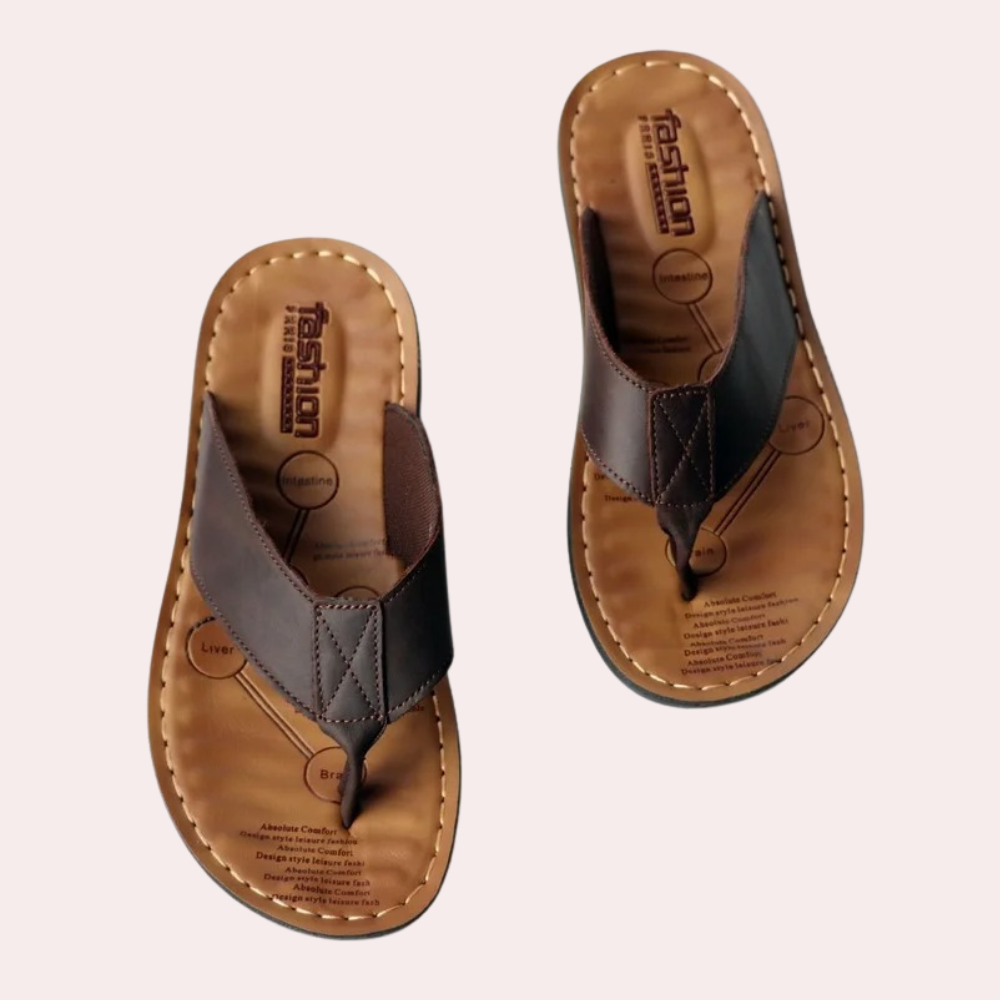 Herren Sommer Flache Sohle Flip Flop Sandalen