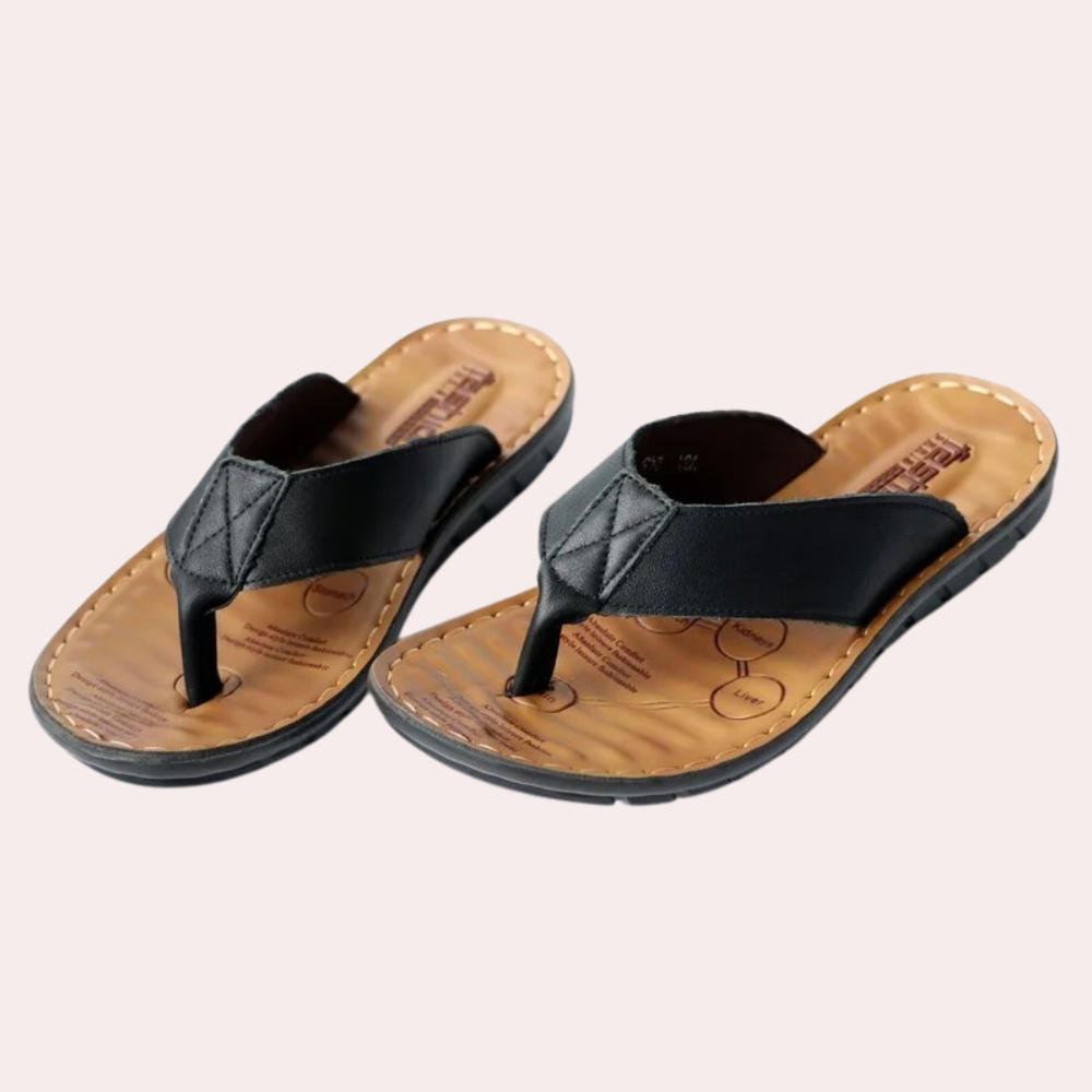 Herren Sommer Flache Sohle Flip Flop Sandalen