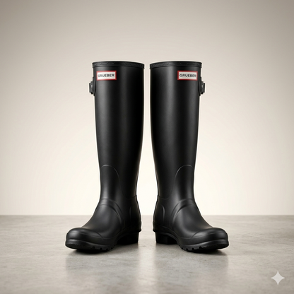 Theresa | Damen Knielange Wasserdichte Gummistiefel