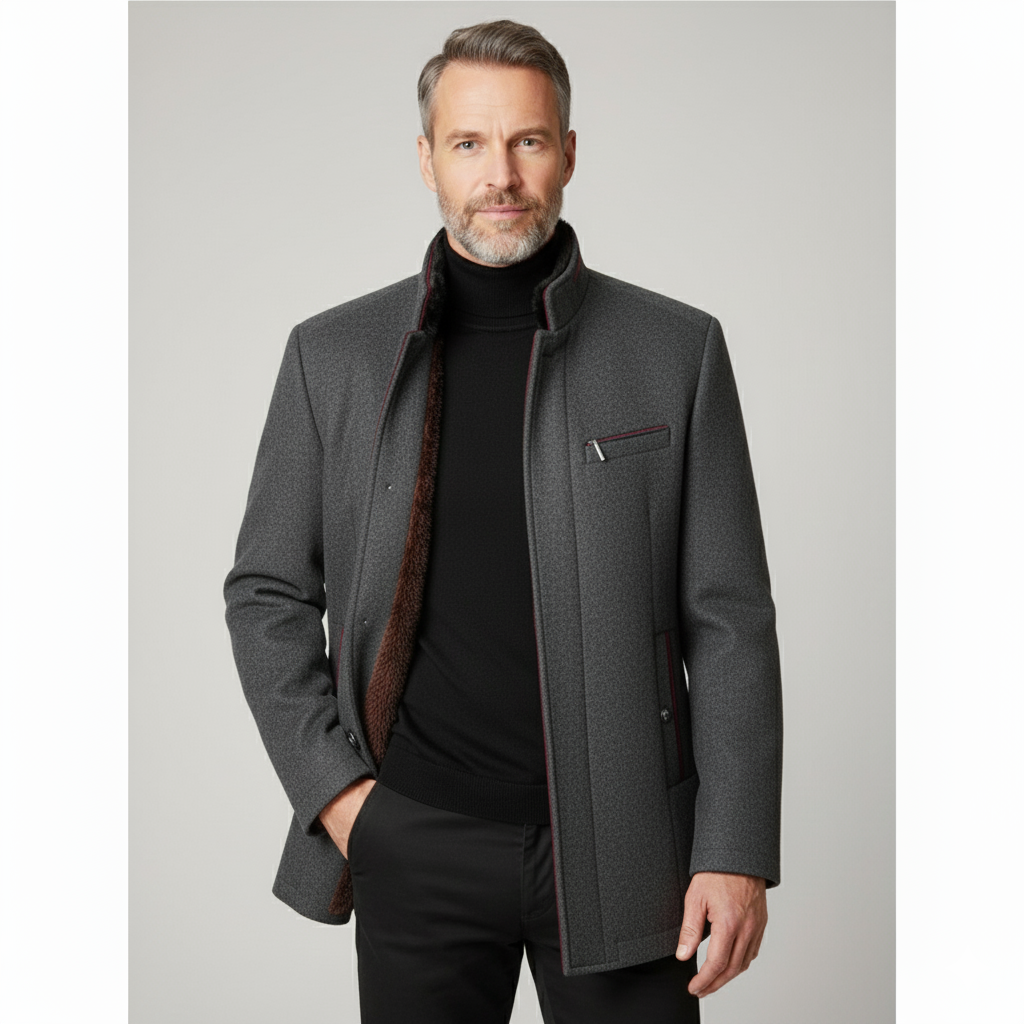 Langer Trenchcoat mit klassischem Schnitt