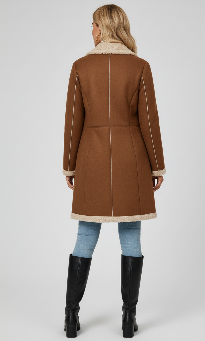 Wintermantel Mit Hohem Stehkragen – Damen Klassiker