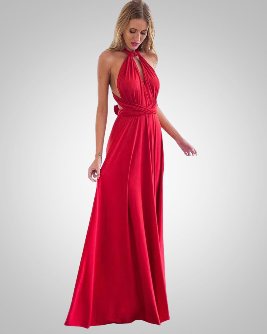 Damen Sommer Hochzeitsgast Maxikleid